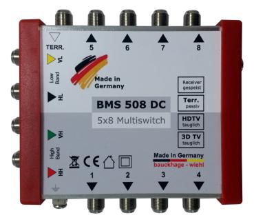 BMS 508 DC - Multischalter 5 / 8