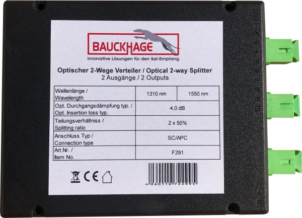 Bauckhage optical 2-way splitter