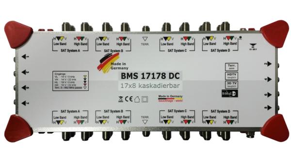 BMS 17178 DC - Multiswitch 17 / 8 cascadable